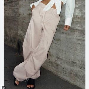 ZARA NWT PARACHUTE PANTS